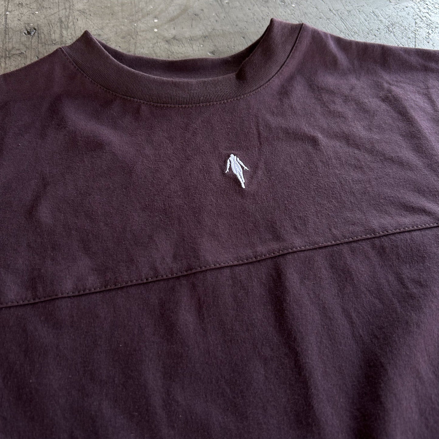 Polera floating café moro