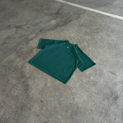 Polera floating verde botella