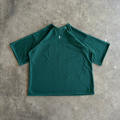 Polera floating verde botella